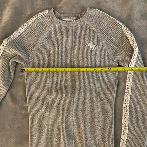 Abercrombie Kids ribbed sweater grey 14